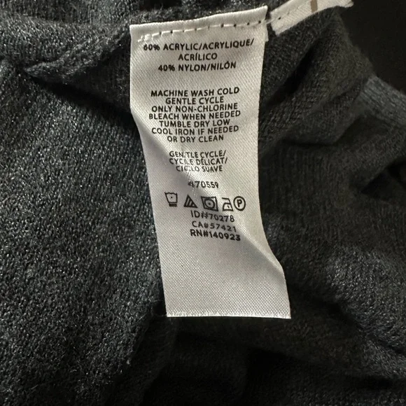 Loft lightweight gray sweater. Size XS. - Picture 4 of 4